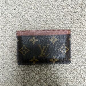 LV monogram card holder